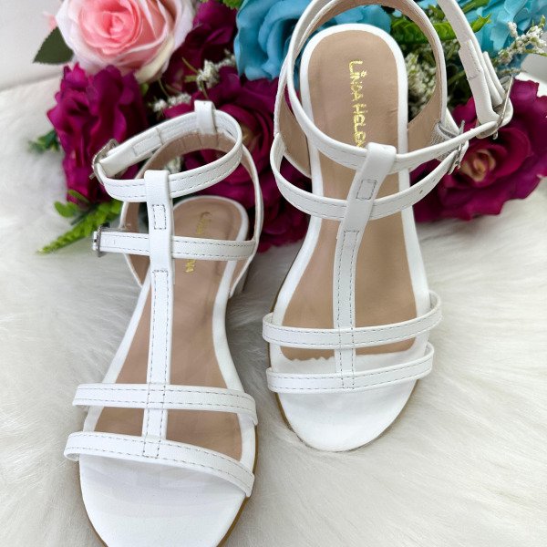 Sandalia Flor Di Mila Mariana Branco