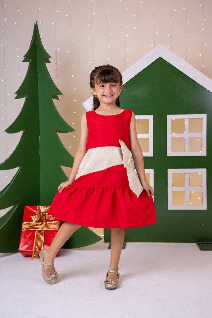 Vestido Blogueirinha Rafa Vermelho – Natal